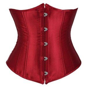 Underbust Corsets, Corset Waist for Women Wine Red